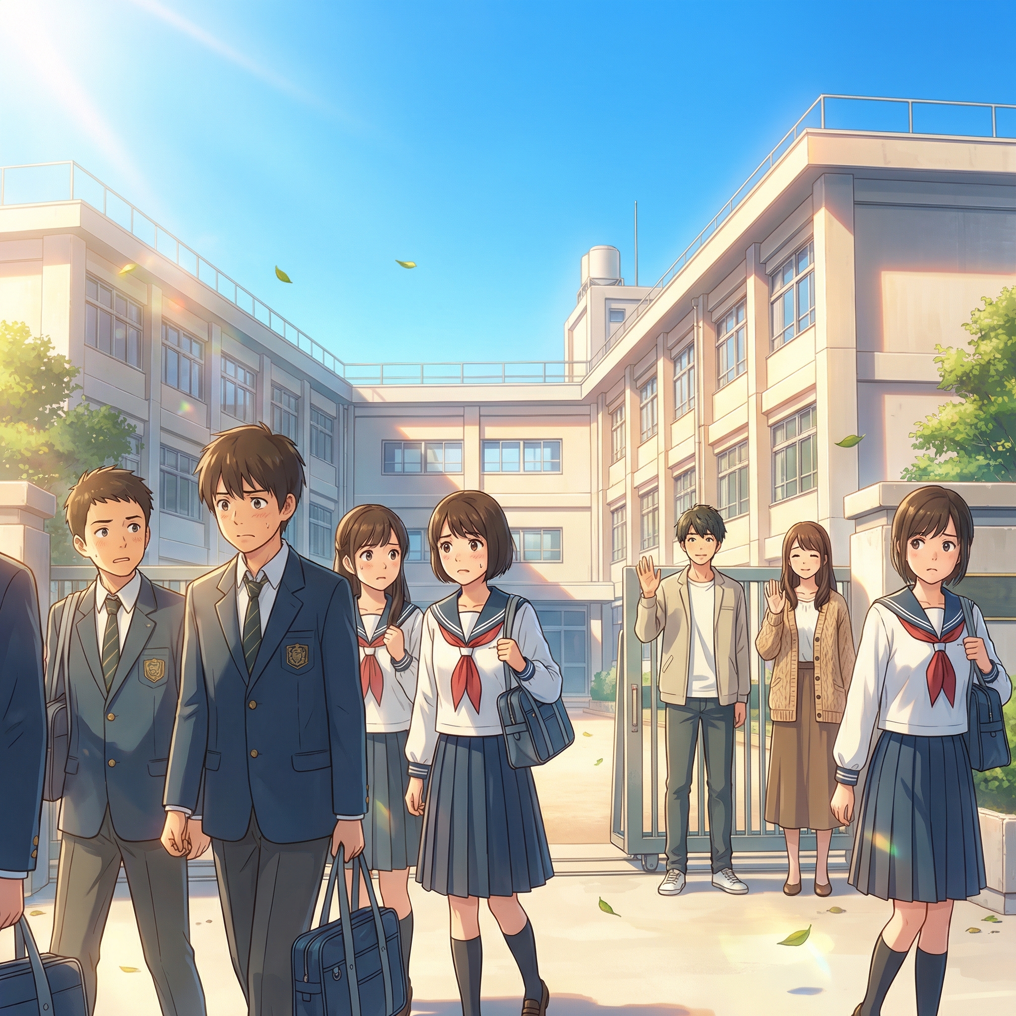 茨城県立高校入学試験当日・・・